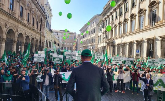 Manifestazione CIA a ROma
